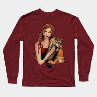 The Fox Queen Long Sleeve T-Shirt